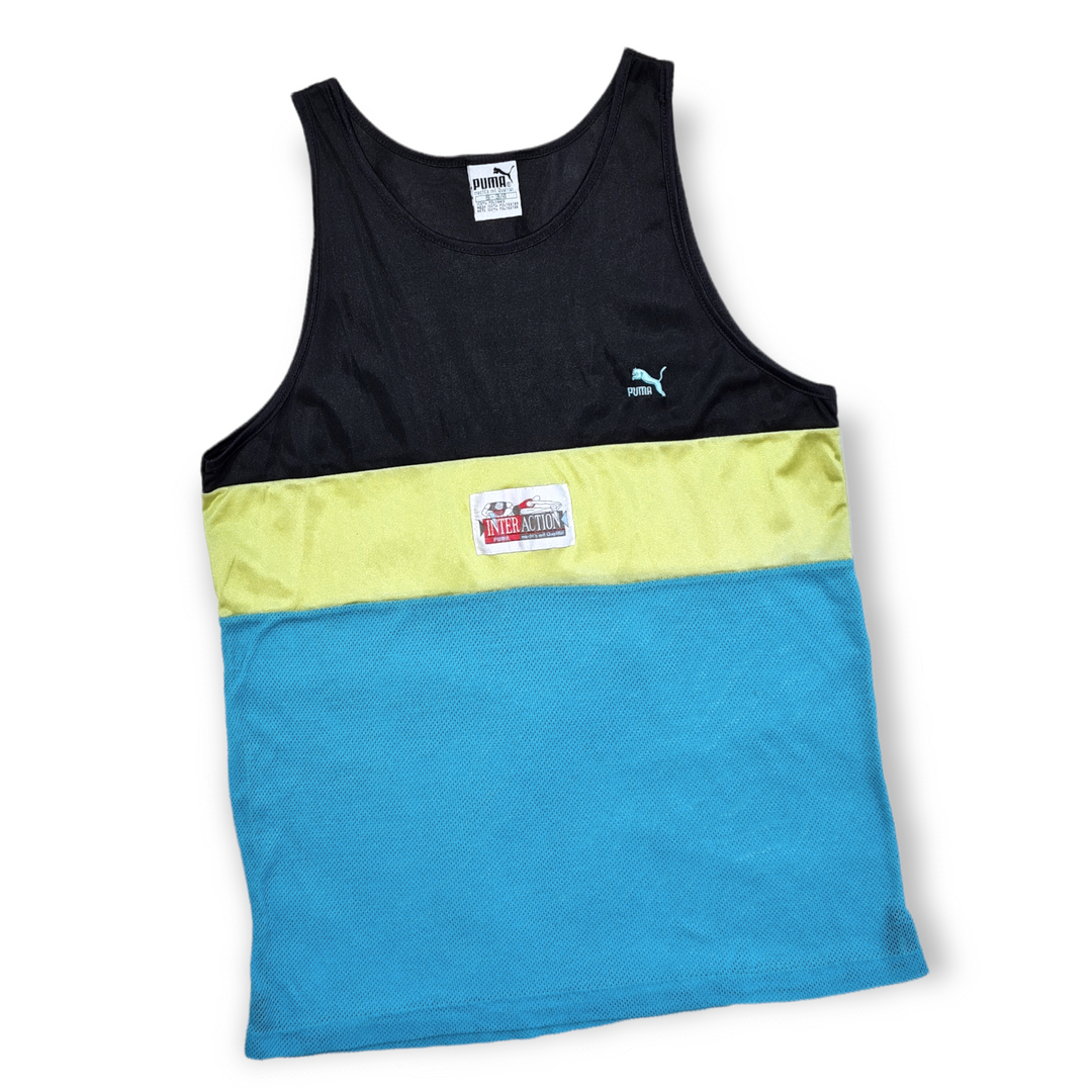 PUMA : “INTERACTION”  MESH TANK TOP : SIZE S