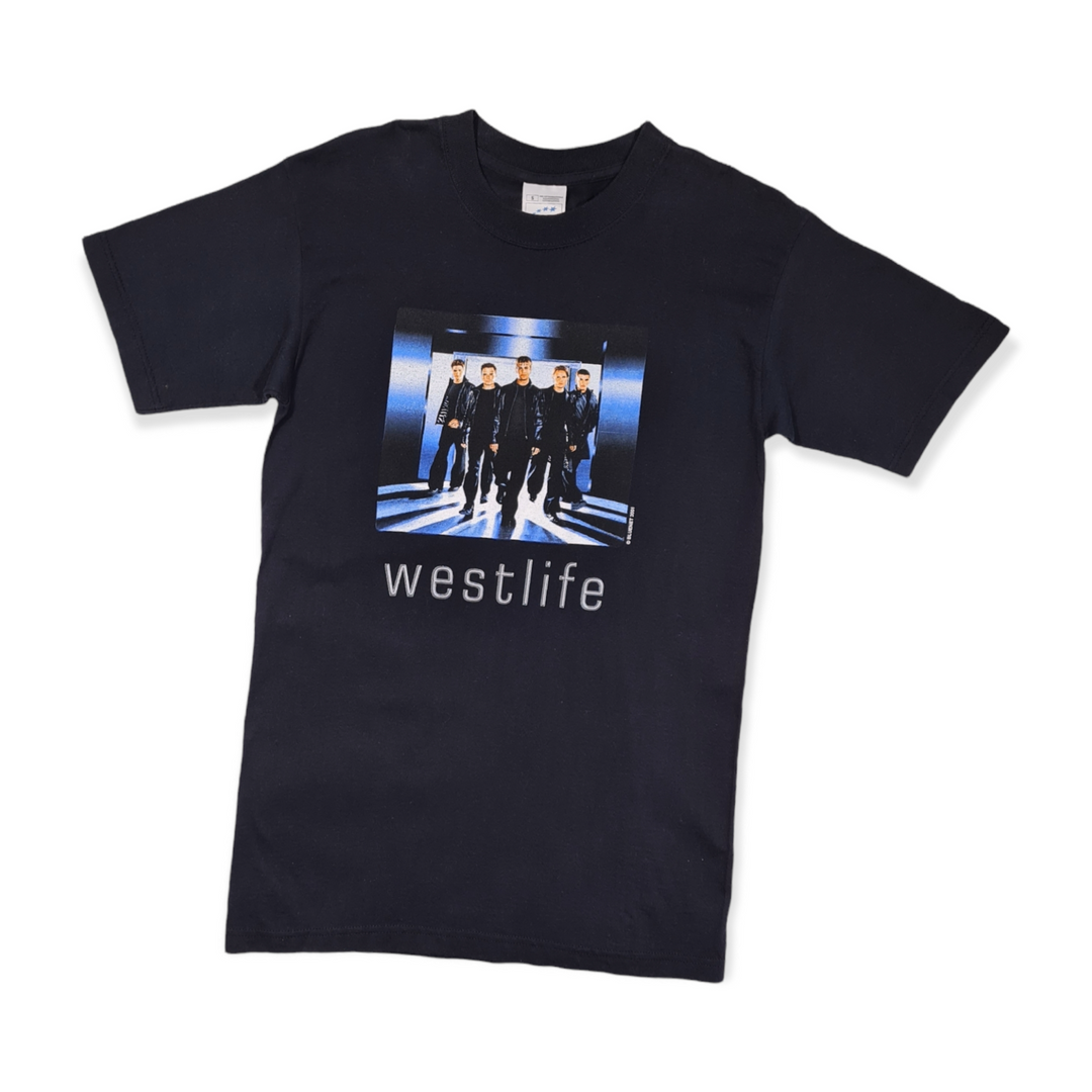 WESTLIFE : RARE 2001 TOUR T-SHIRT : SIZE S