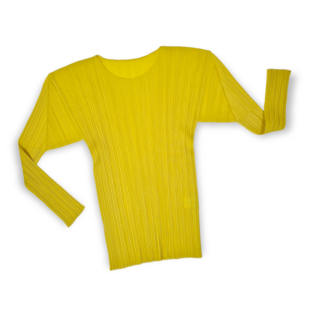 VINTAGE PLEATED LONGSLEEVE : SIZE L