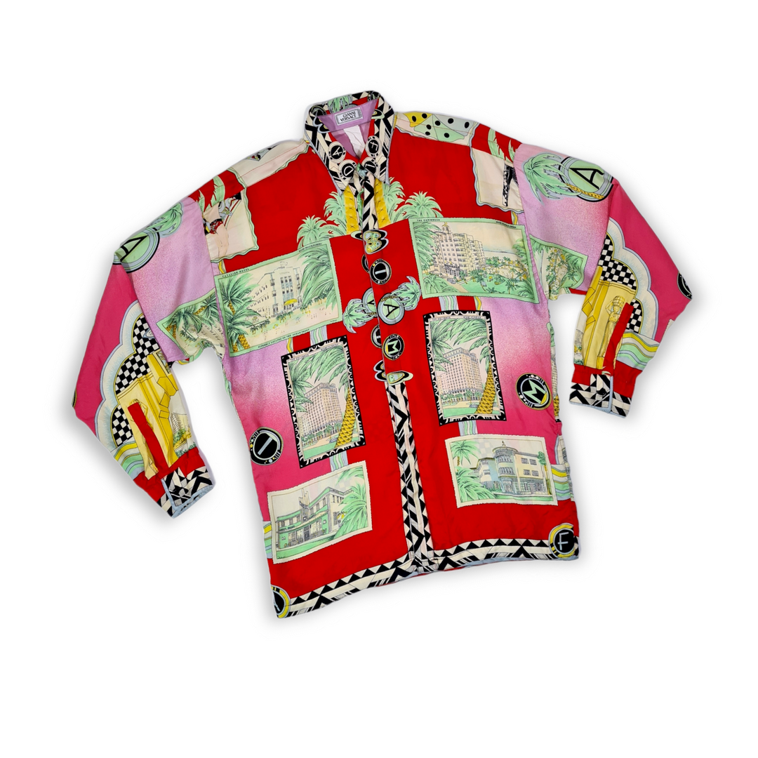 RARE VINTAGE BUTTON UP SHIRT : SIZE M