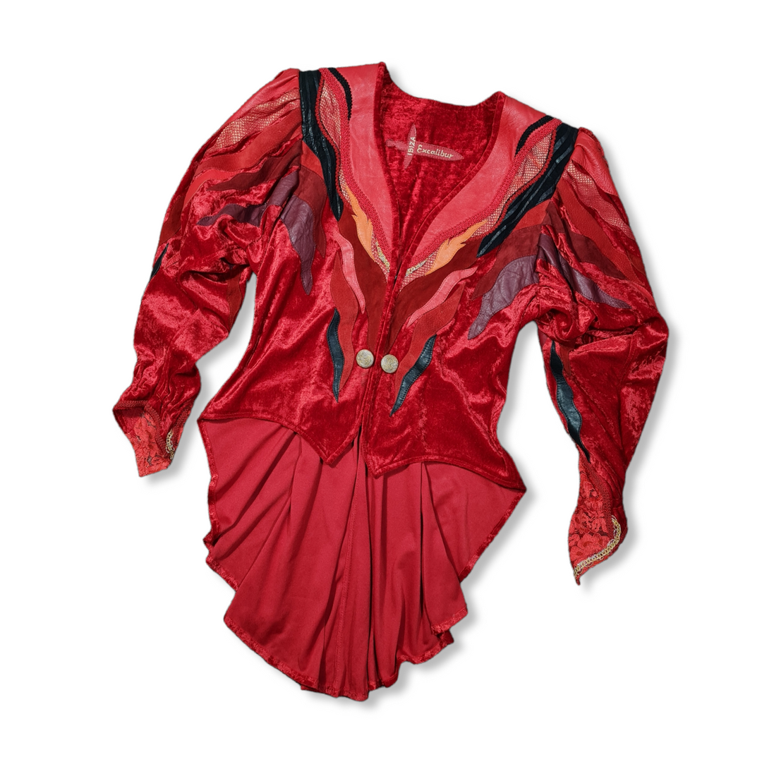 VINTAGE JESTER STYLE JACKET : SIZE S/M