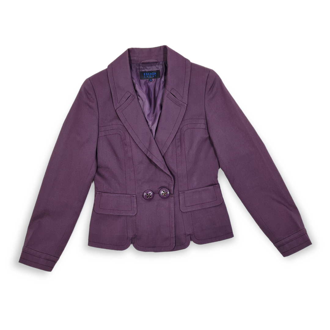 PURPLE BLAZER : SIZE 36