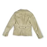 LEATHER JACKET : SIZE L