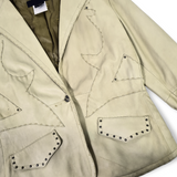 LEATHER JACKET : SIZE L