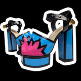 VINTAGE : ICONIC Y2K POP PLATFORM SANDALS : 39