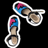 VINTAGE : ICONIC Y2K POP PLATFORM SANDALS : 39