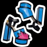 VINTAGE : ICONIC Y2K POP PLATFORM SANDALS : 39