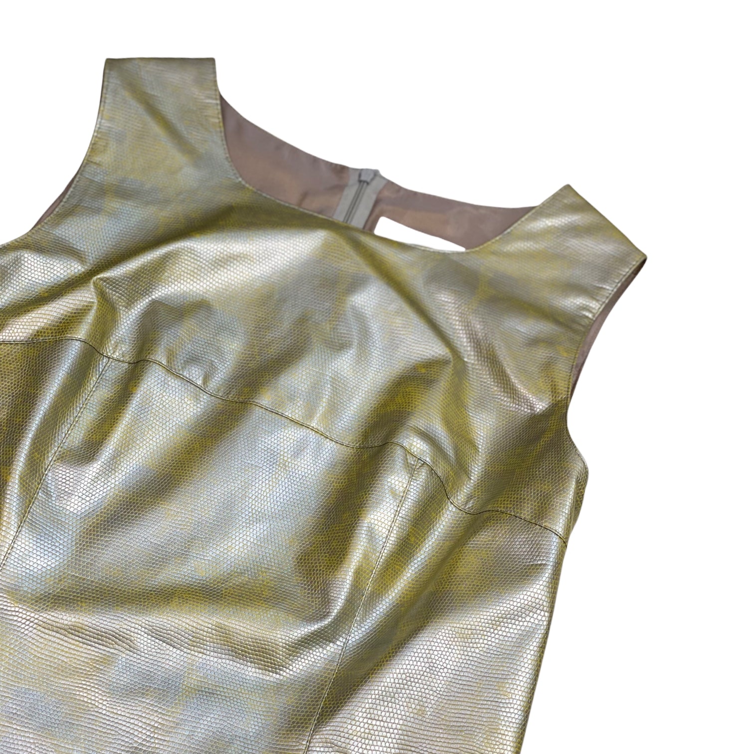 DELIKAT BERLIN : Y2K SNAKESKIN DRESS : 38