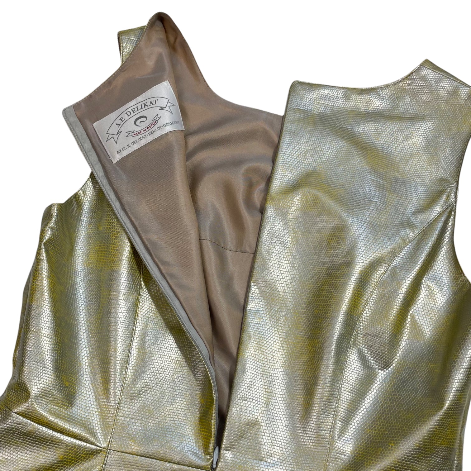 DELIKAT BERLIN : Y2K SNAKESKIN DRESS : 38